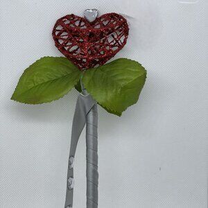 Red Valentines Day Heart Writing Pen Handmade